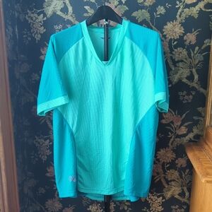 Fly Racing Short Sleeve V-Neck Shirt With Black Zipper Pocket Size Women's XL